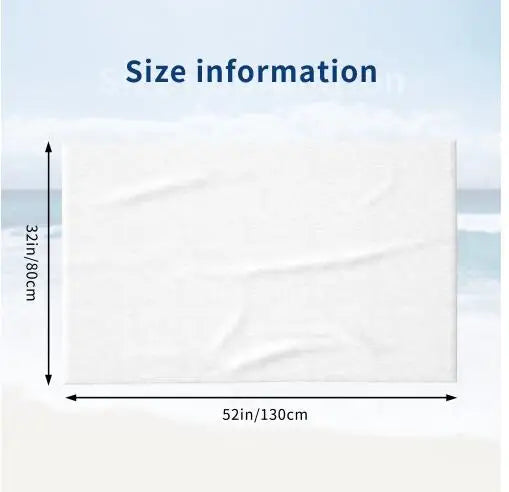 Promo Bulk Microfiber Oversized Terry Pool Beach Towel Blanket, 14 Patterns Extra Large Big for Body Women Camping