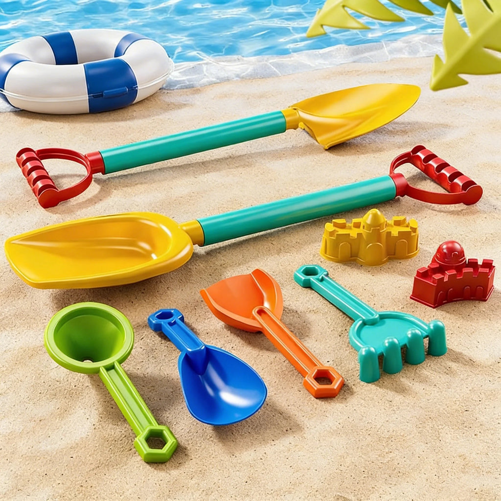 Beach Play Sand Tools, Children's Sand Digging Shovel Set Toys, Baby Beach Sand Pool Bucket Leisure, Boys and Girls Toy