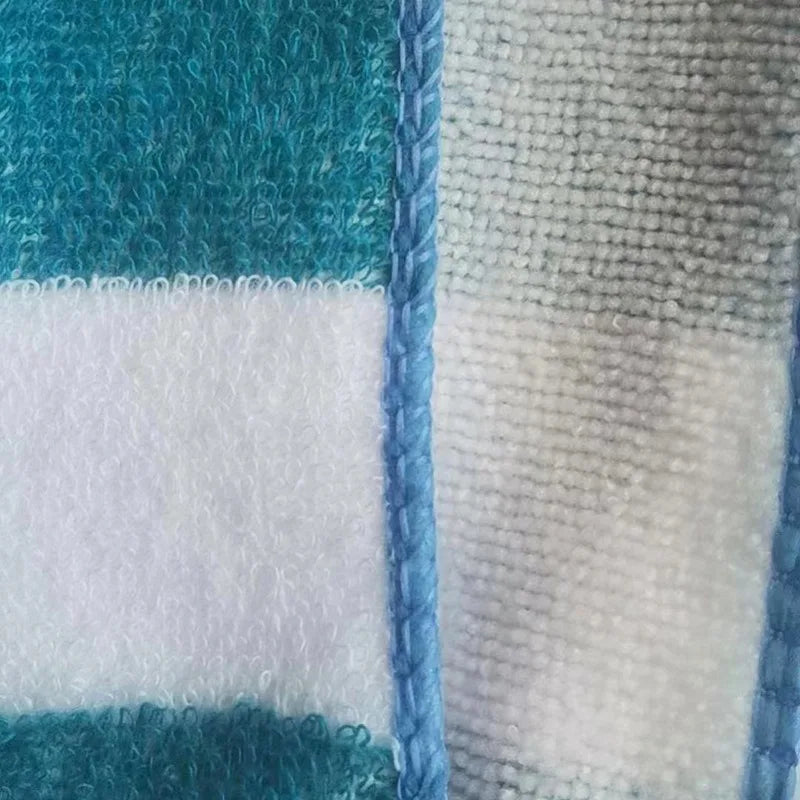 Popular Blue White Striped Beach Towel for Adults Super Absorbent Quick Dry Bath Towel