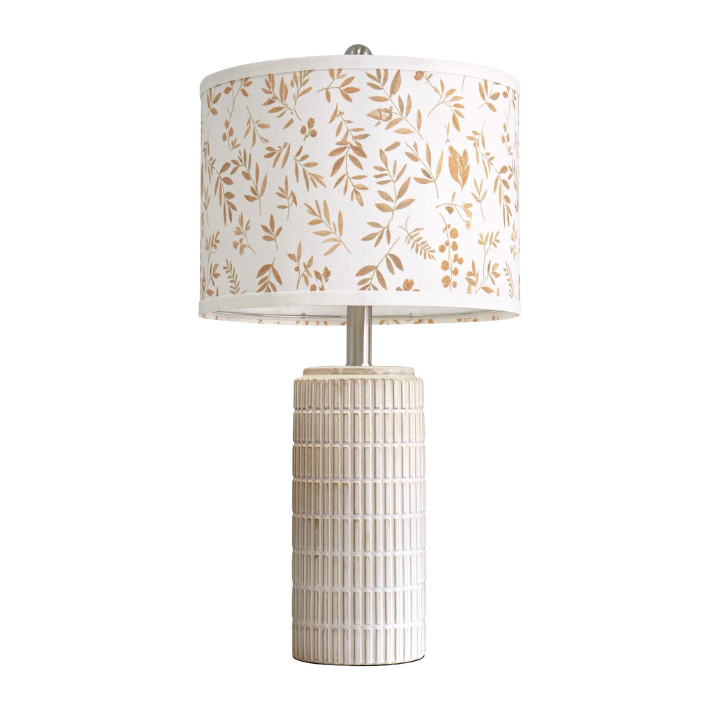 PoKat 23" Modern Ceramic Table Lamp Set of 2 for Living Room White Desk Lamps for Bedroom Farmhouse Bedside Nightstand Lamp House Warming Gifts New Home Decor End Table Lamps Gifts for Women Mom Beige