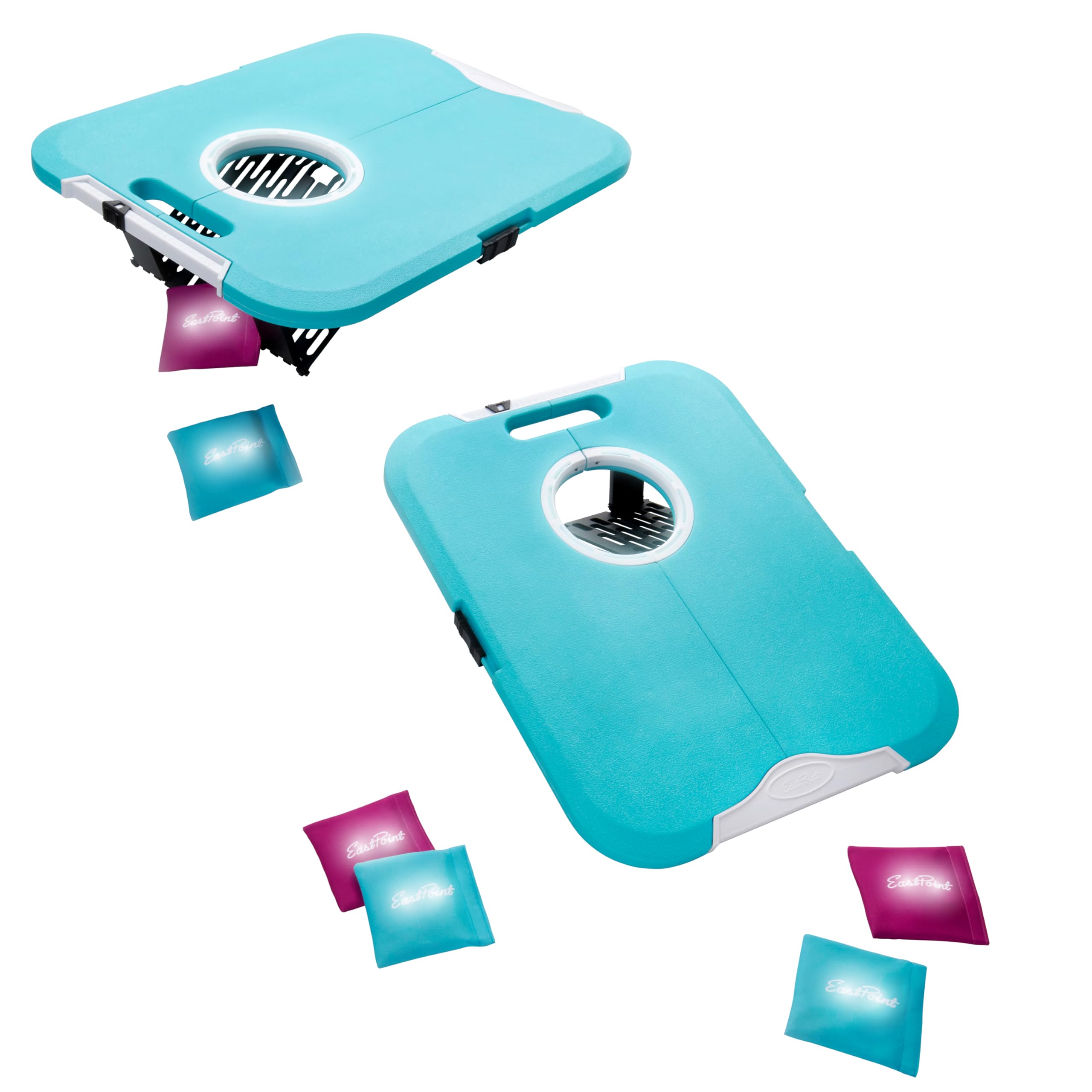 EastPoint Sports Go! Gater Cornhole – Light-Up and Travel Versions – Easy Storage & Light-Weight – Perfect for Outdoor and Indoor Play
