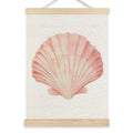 RYYCDOI Coastal Cowgirl Beach Room Decor Set of 2, Aesthetic Seashell Wall Decor, Blue Beach Decor for Teen Girls Room, 12x16 Inches