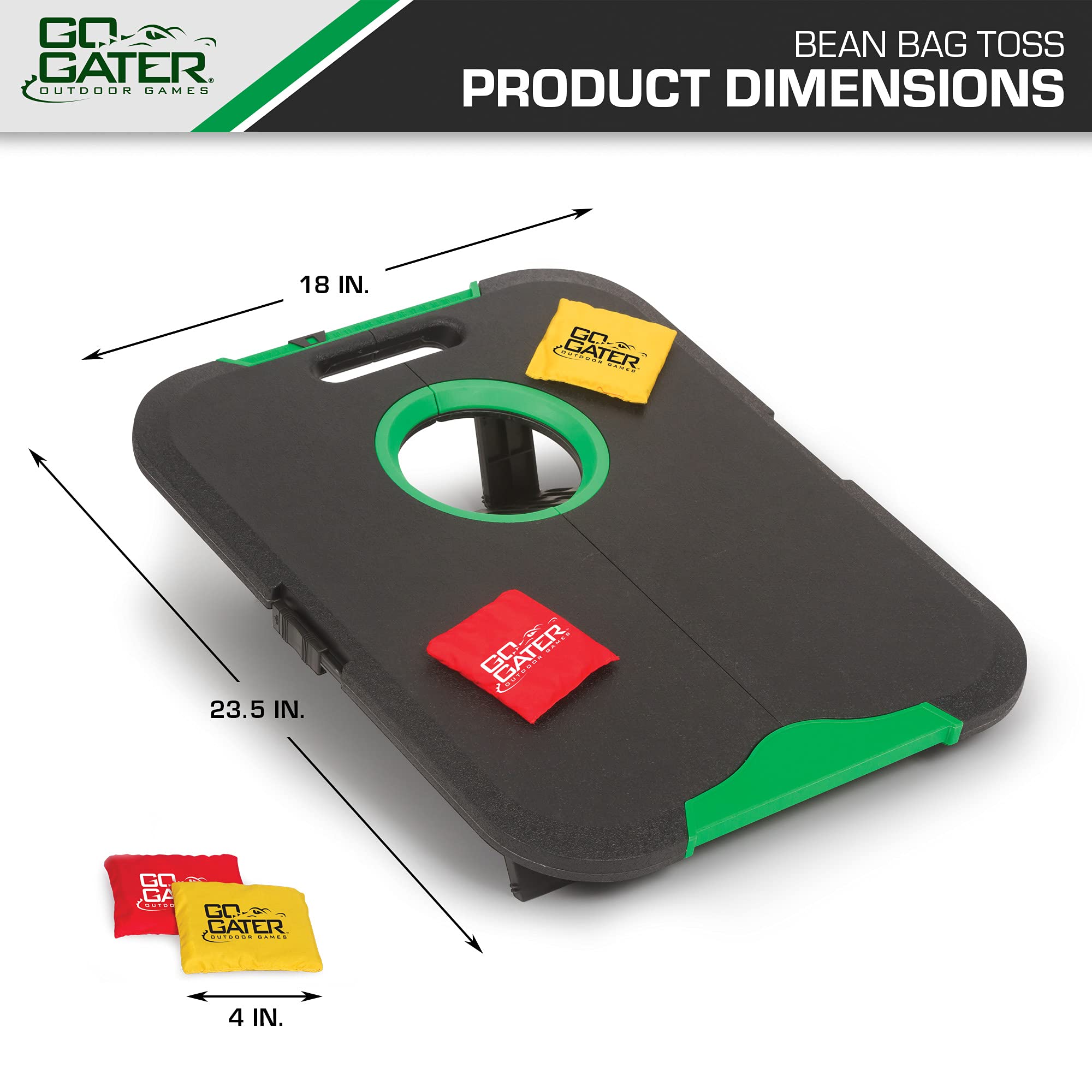 EastPoint Sports Go! Gater Cornhole – Light-Up and Travel Versions – Easy Storage & Light-Weight – Perfect for Outdoor and Indoor Play