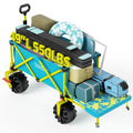 Old Bahama Bay 500lbs Love-Seat Wagon 3-in-1 Bench Wagon Seat for 2 Adults & Heavy Duty Utility Cart, 31L Detachable Cooler Bag, Adjustable Handle &Cup Holders,Perfect for The Beach, Sport, Camping