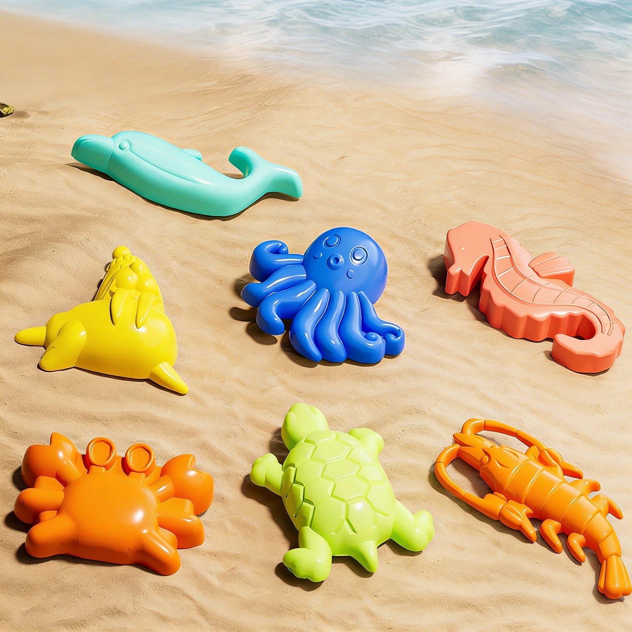 Beach Play Sand Tools, Children's Sand Digging Shovel Set Toys, Baby Beach Sand Pool Bucket Leisure, Boys and Girls Toy