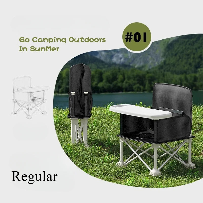 Outdoor Beach Chairs Portable Bivouac Travel Folding Kids with Feeding Chair Children's Dining Chair Children Furniture Supplies