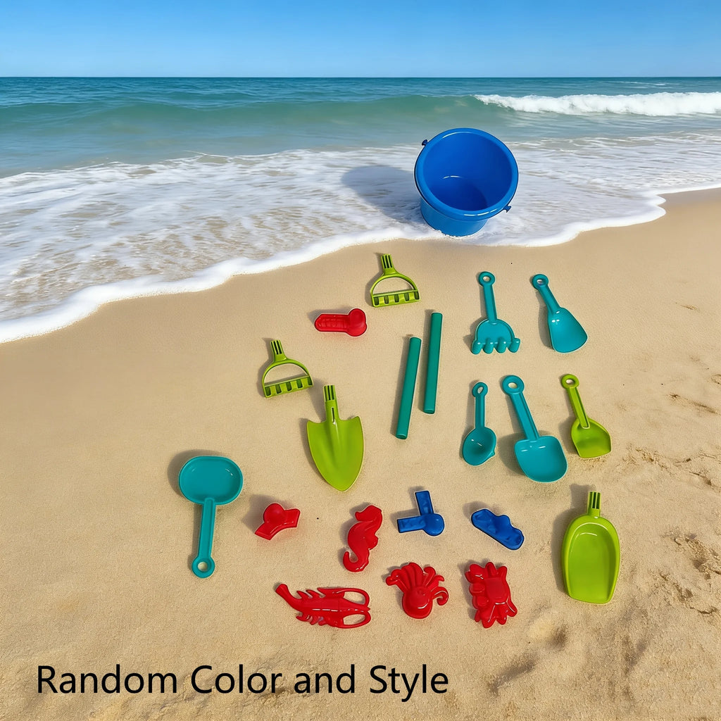 Beach Play Sand Tools, Children's Sand Digging Shovel Set Toys, Baby Beach Sand Pool Bucket Leisure, Boys and Girls Toy