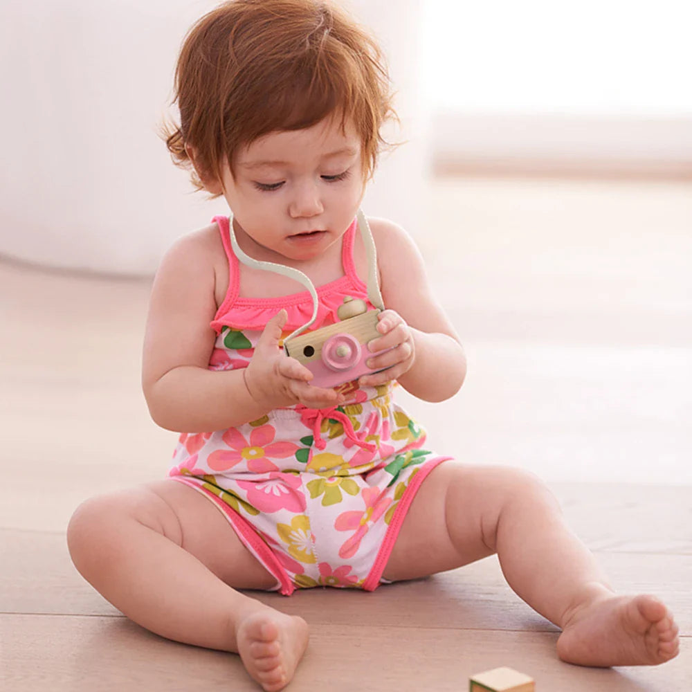 Charming Wooden Camera Toy