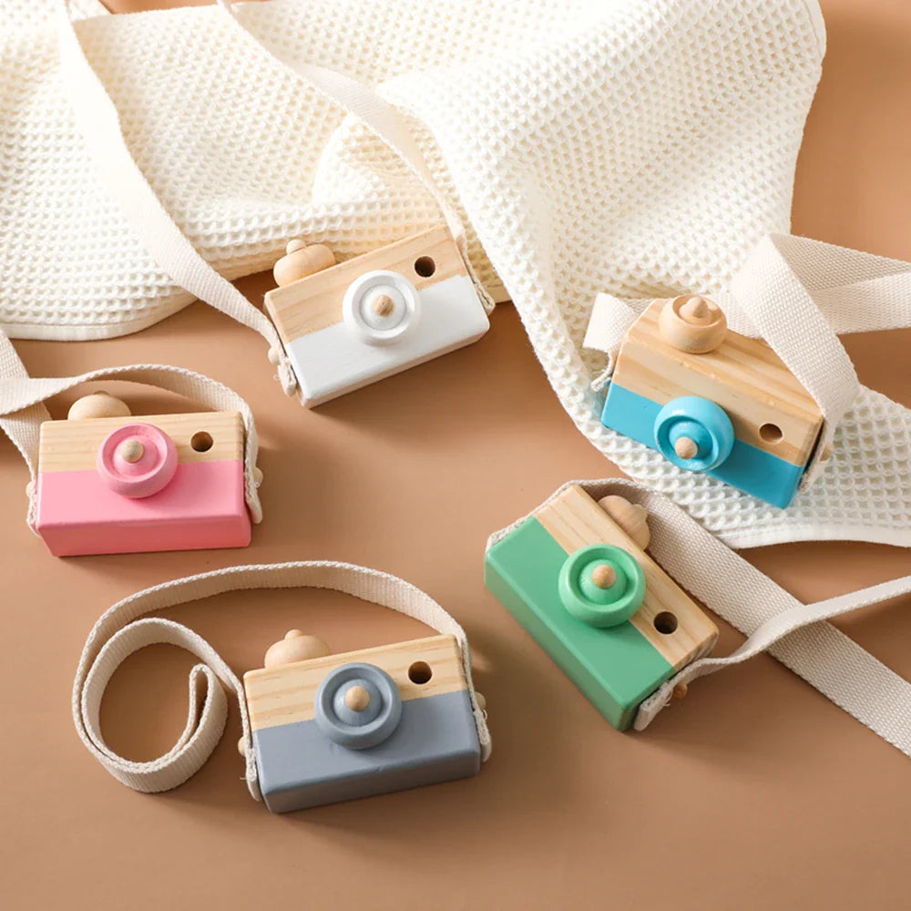 Charming Wooden Camera Toy
