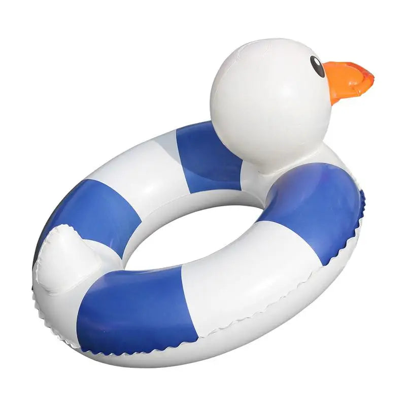 Swim Ring For Kids Inflatable Swim Float Swim Float Swimming Ring Duck Shape Pool Floaties Water Beach Party Supplies Children