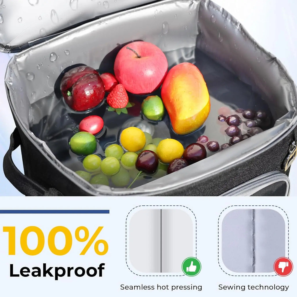 2-in-1 Rolling Cooler with Wheels, 60 Can Collapsible Soft Sided Cooler with Hard Top and Cup Holders for Beach Camping