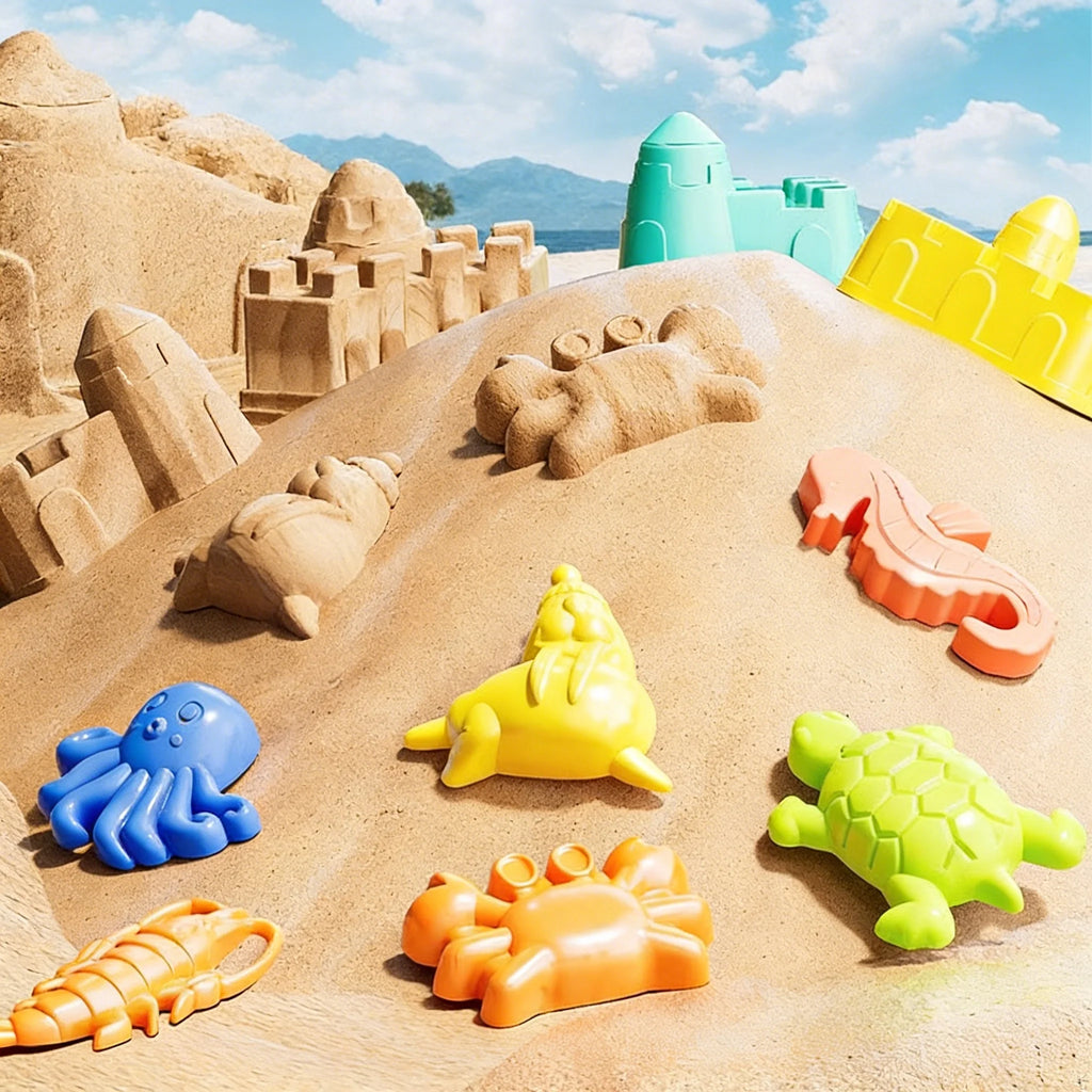 Beach Play Sand Tools, Children's Sand Digging Shovel Set Toys, Baby Beach Sand Pool Bucket Leisure, Boys and Girls Toy