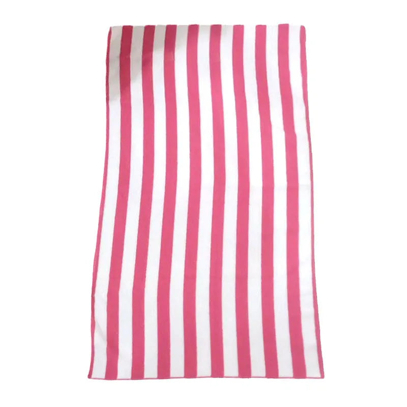 Popular Blue White Striped Beach Towel for Adults Super Absorbent Quick Dry Bath Towel